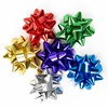 фотография Бант-звезда d = 7,5 см для подарка, набор 6 шт., металлизированные цвета ассорти