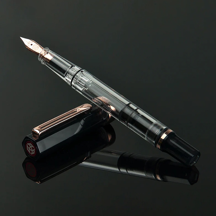 фото Ручка перьевая twsbi eco rose gold, темно-серый, f