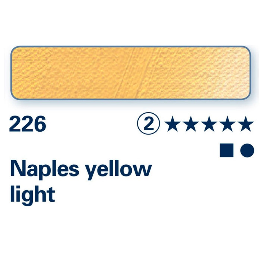 картинка Краска масляная schmincke norma professional № 226 жёлтый неаполитанский светлый, туба 35 мл