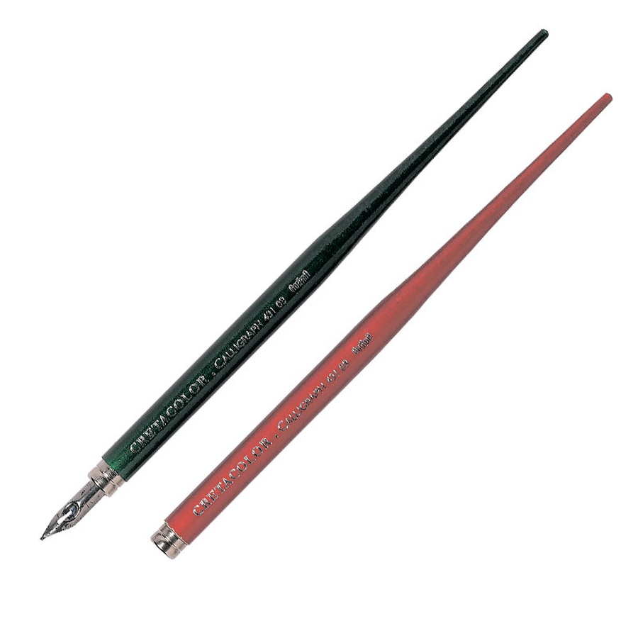 картинка Держатель для пера с фиксатором cretacolor красный или зеленый цвет