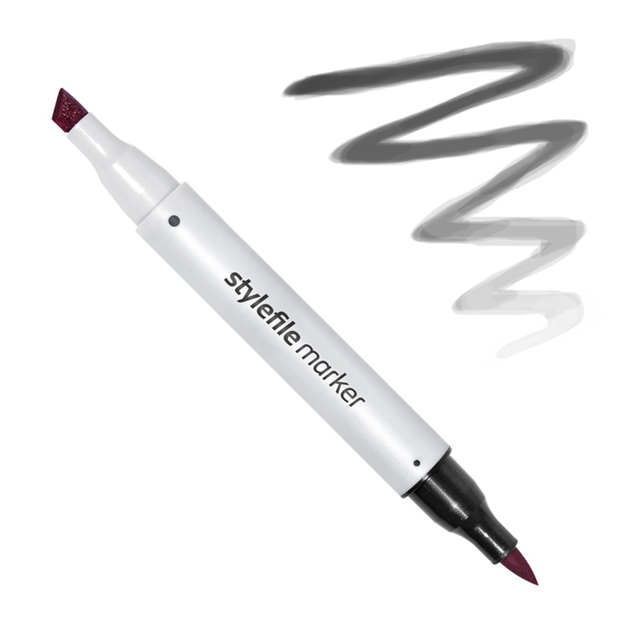 изображение Маркер спиртовой stylefile brush, два пера, 000 блендер