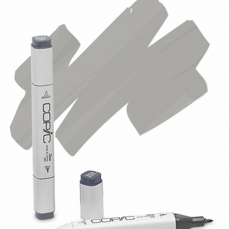 картинка Маркер спиртовой copic, два пера, цвет t5