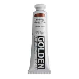 Краска акриловая Golden Heavy Body, туба 59 мл, № 4005 медный перламутр фото Краска акриловая golden heavy body, туба 59 мл, № 4005 медный перламутр