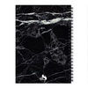 картинка Скетчбук dark note мрамор черный