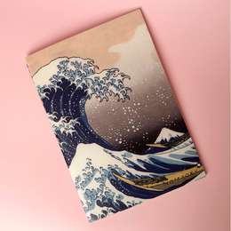 картинка Тетрадь в клетку а5 hokusai