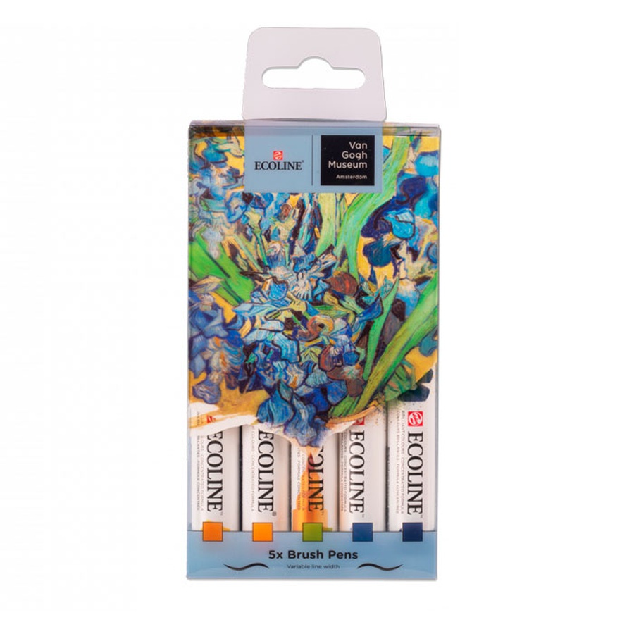 фото Набор акварельных маркеров ecoline van gogh museum, 5шт