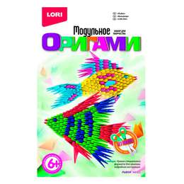 картинка Набор для творчества lori модульное оригами рыбки