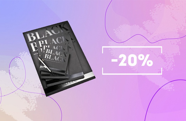 Скидка 20% на бумагу и альбомы для сухих техник Fabriano
Скидка 20% на бумагу и альбомы для сухих техник Fabriano
Предложение действительно до 31.03.2023 г.
