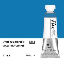изображение Краска акварельная shinhanart pwc, туба 15 мл, 617 лазурный синий a