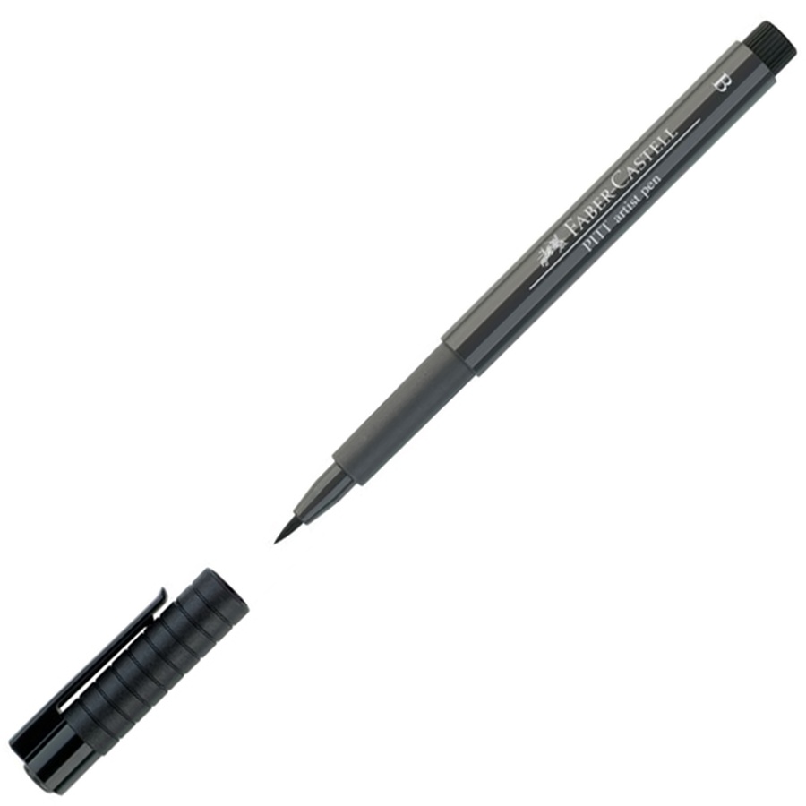 фотография Ручка-кисть капиллярная faber-castell pitt artist pen brush 274 тёплый серый v