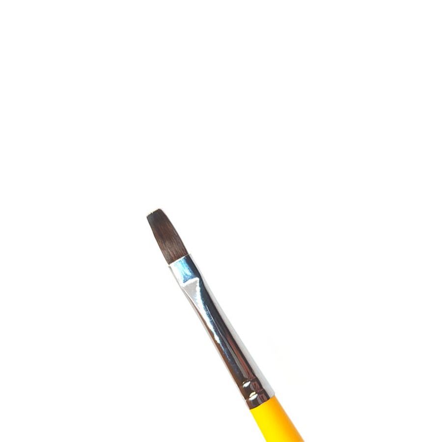 изображение Кисть белка арт-квартал №6 плоская, длинная ручка