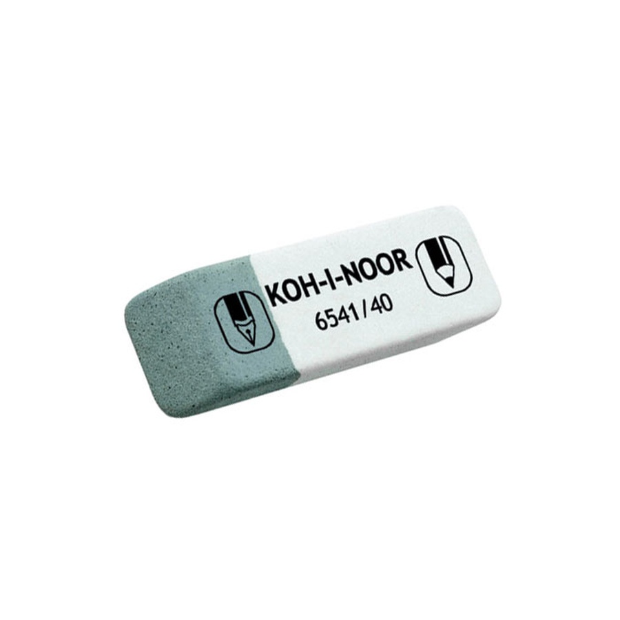 фото Комбинированный ластик koh-i-noor для чернил и туши