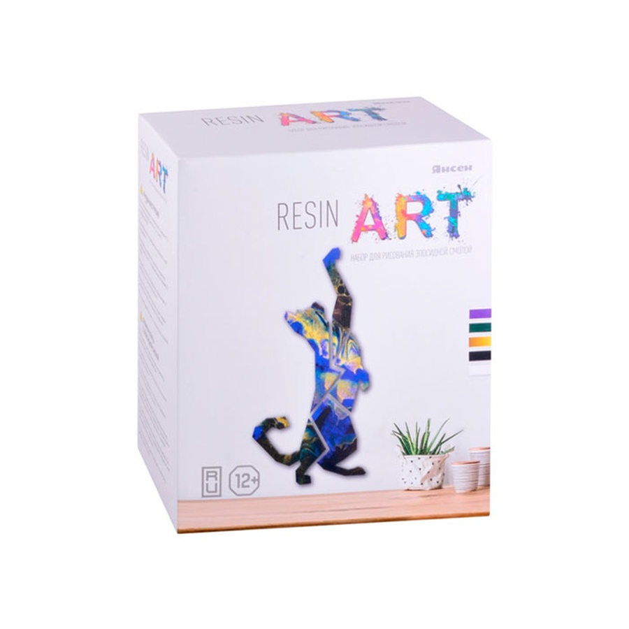 фотография Diy средний-набор с эпоксидной смолой. resin art. "лунный кот"