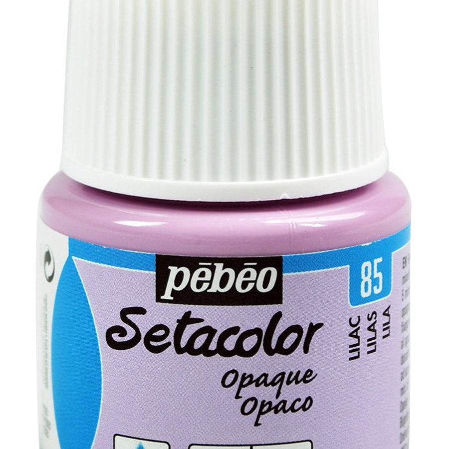 фотография Краска для тёмной ткани pebeo setacolor opaque 45 мл, сиреневый