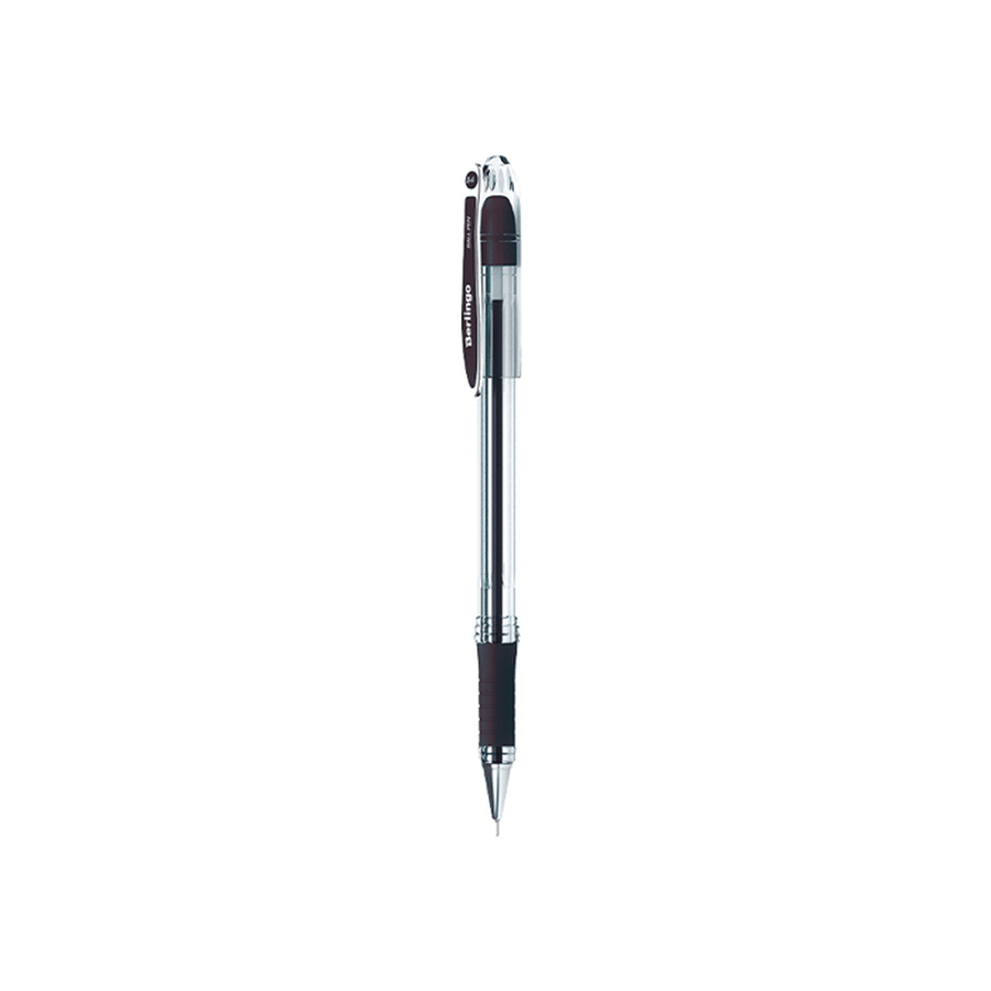 изображение Ручка шариковая berlingo "i-10" черная, 0,4мм, грип