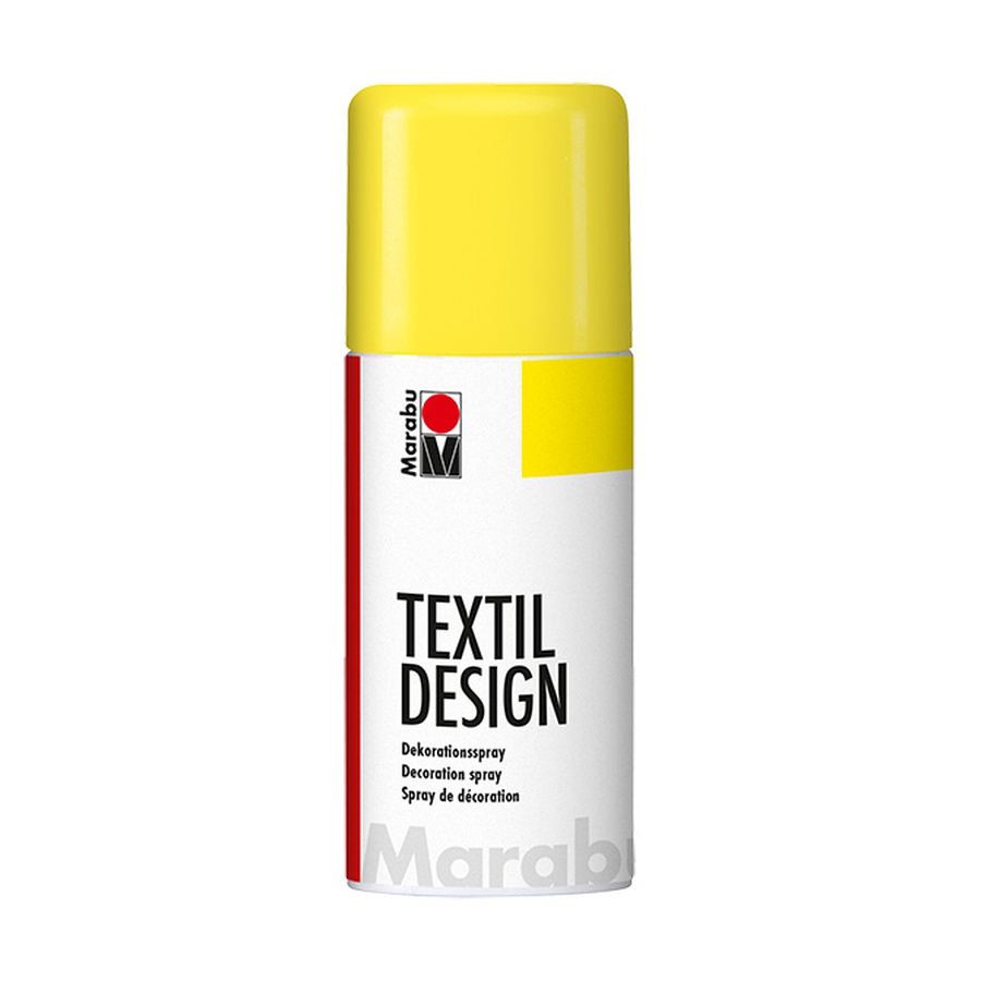фото Аэрозольная краска по ткани marabu серии textile design, цвет желтый средний, 150 мл