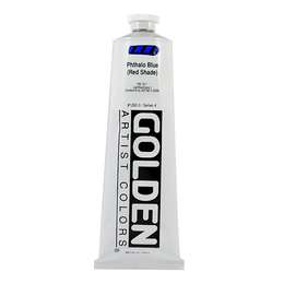 картинка Краска акриловая golden heavy body, туба 148 мл, № 1260 голубой фц (красн)