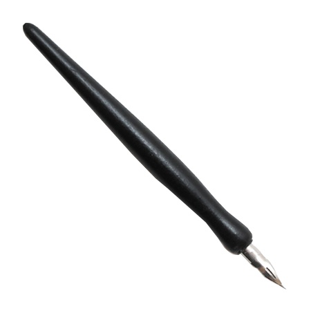 Деревянная ручка-держатель для пера — незаменимый инструмент при работе с тушью. Обеспечит комфорт при выполнении как каллиграфических, так и художес…
