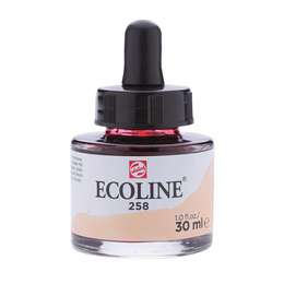 фотография Акварель жидкая ecoline банка 30 мл № 258 абрикос