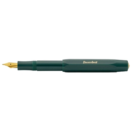 картинка Ручка перьевая kaweco classic sport f 0.7мм, зеленый корпус