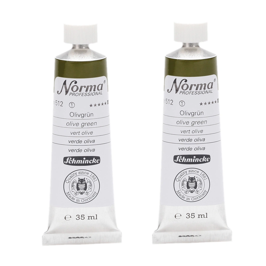 изображение Краска масляная schmincke norma professional № 512 зелёный оливковый, туба 35 мл