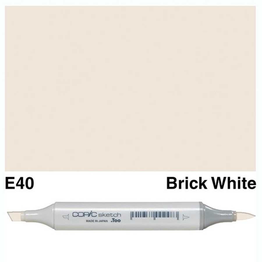 изображение Маркер спиртовой copic sketch, два пера, цвет e40