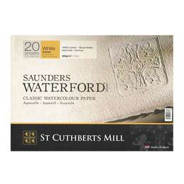 картинка Блок для акварели saunders waterford rough block white 300 г/м2, 260x180 мм