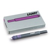 фотография Набор чернильных картриджей для перьевой ручки lamy t10, цвет - фиолетовый, 5 шт