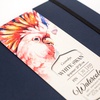 изображение Скетчбук малевичъ для акварели white swan, синий, fin, 200 г/м, 21х21 см, 30 листов