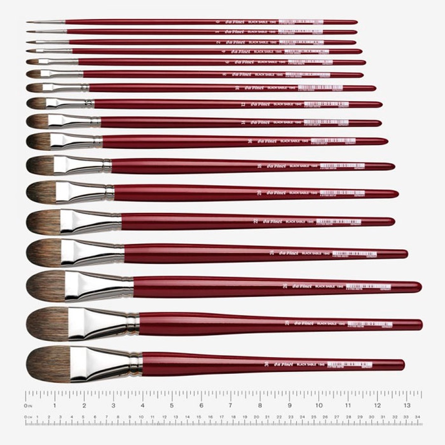 картинка Кисть соболь овальная da vinci 1845 № 2 1845