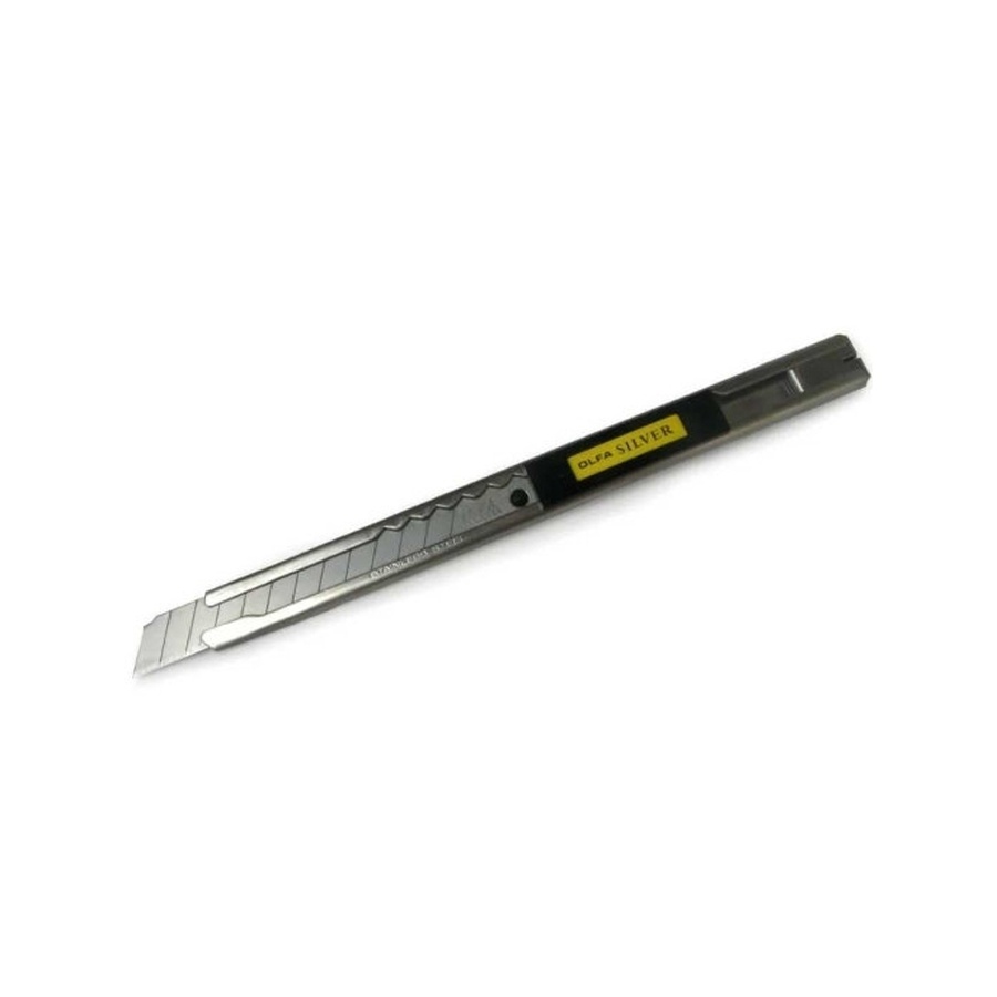 фотография Нож olfa ol-svr-1 с выдвижным лезвием, нержавеющая сталь, 9 мм