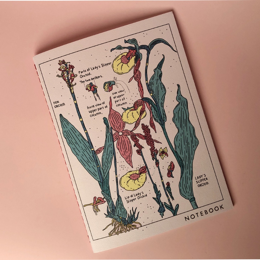 изображение Тетрадь а5 "orchid" (точка)