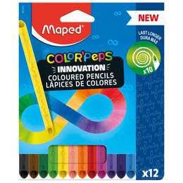 изображение Карандаши цветные 12цв  maped color peps infinity трехгранный корпус