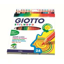 фотография Цветные карандаши giotto stilnovo ast 24 цвета