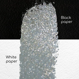 картинка Краска акварельная tintura кювета, серебро