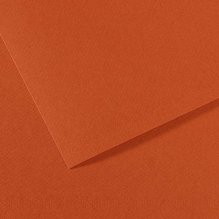 картинка Бумага для пастели canson mi-teintes, 160 г/м2, лист 50х65 см, № 130 красная глина