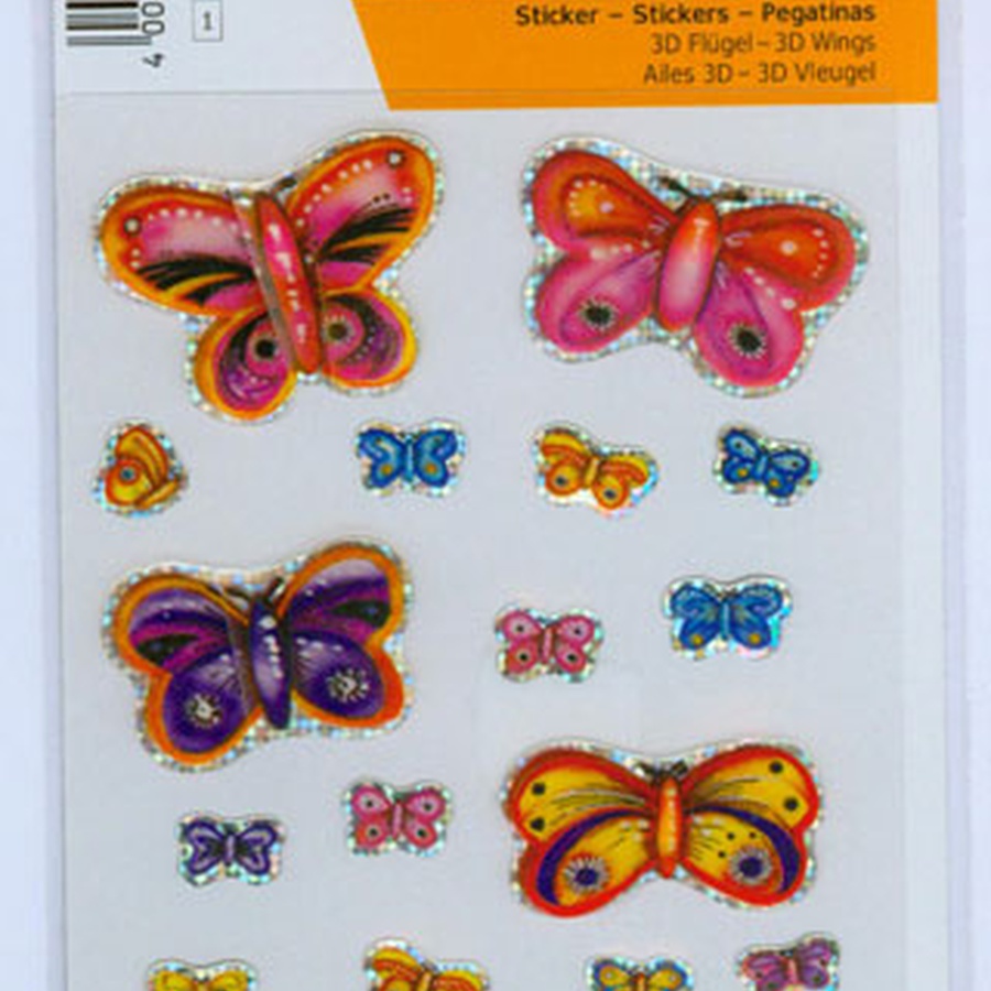 изображение Наклейки декоративные magic 3d бабочки