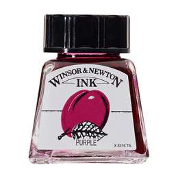картинка Тушь художественная пурпурная 14 мл winsor & newton
