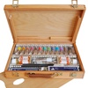 изображение Набор масляных красок 13 тюбиков в деревянном ящике с аксессуарами classico maimeri