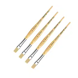 фото Кисть имитация щетины плоская da vinci 329 junior короткая ручка № 12