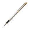 фотография Ручка перьевая im brushed metal gt серебристый корпус, позолоченные детали parker-1931649