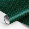 фото Бумага упаковочная глянцевая meshu "dark green" 70x100 см