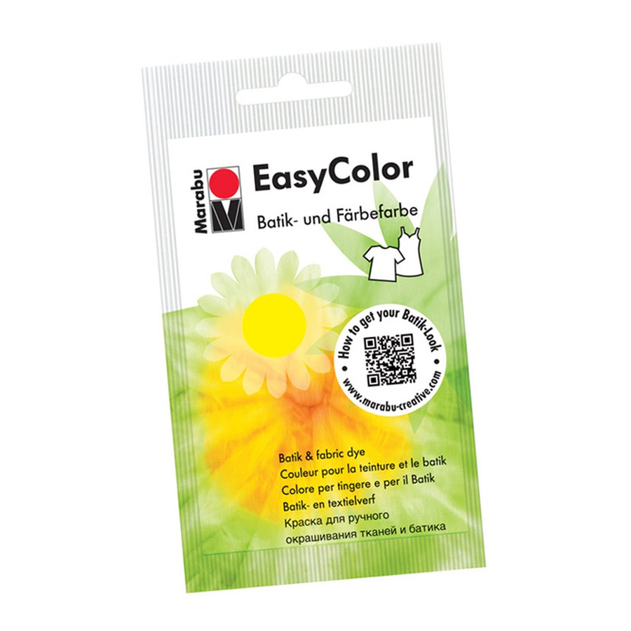 фото Краска для окрашивания ткани вручную marabu easy color 25 г цвет желтый