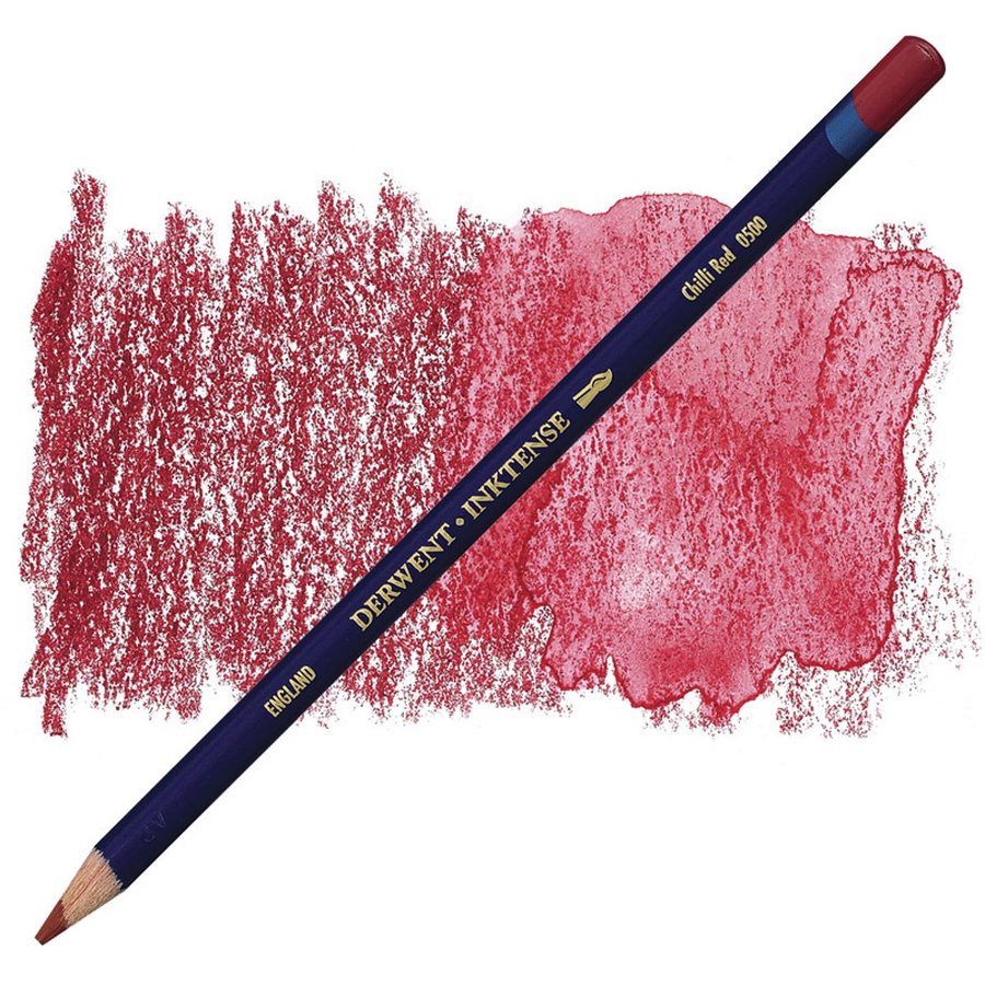 картинка Карандаш чернильный derwent inktense № 0500 красный чили
