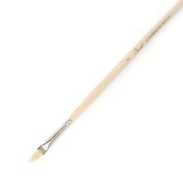 изображение Кисть щетина для масла сонет № 1, ширина 5 мм овальная на длинной ручке покрытая лаком