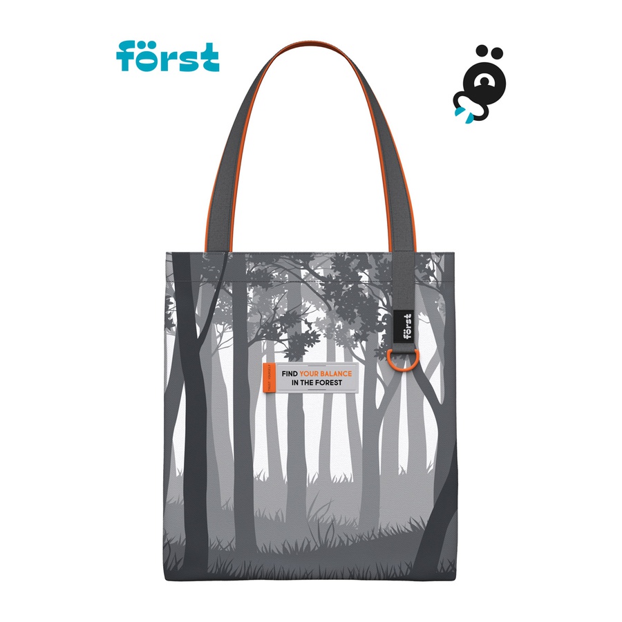 фото Сумка-шоппер först "forest" 40*35см, 1 отделение