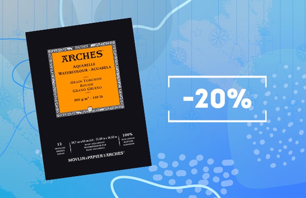 
   Скидка до 20% на акварельные альбомы Arches

Выбрать товар


&nbsp;





    
        



    
        
            
        
        
            
        
    

    

   Предложение действительно до 10.01.2023&nbsp;г.

