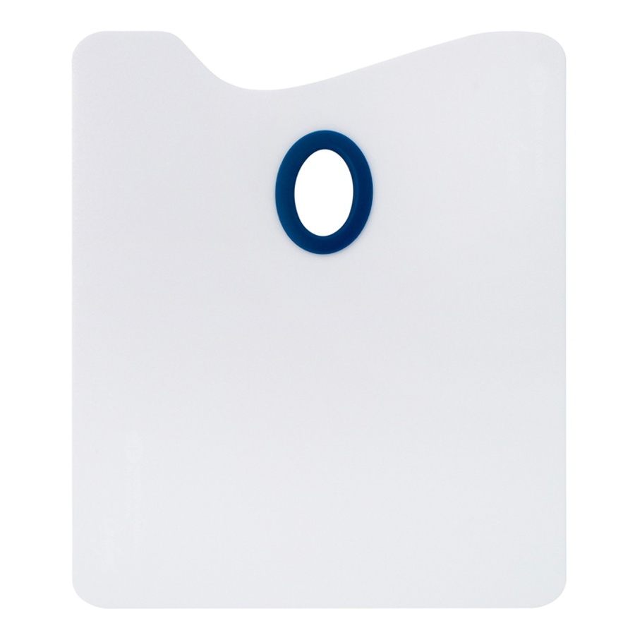 изображение Палитра облегченная прямоугольная ладога, белое оргстекло, 25х30х0,2 см
