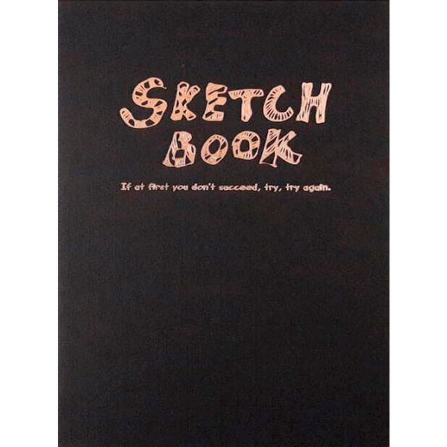 картинка Скетчбук potentate sketch book 100г/кв.м 210х290мм 120л. черный