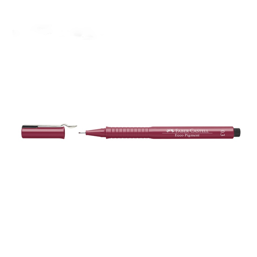 картинка Ручка кап. ecco pigment 0,3мм красная